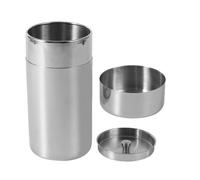 Cocoarm Boîte à thé, Récipient de Stockage de thé en Acier Inoxydable 304 avec Double Couvercles Hermétiques, Organisateur de Noix de Farine de Sucre de café de 550 Ml pour la Cuisine Extérieure de