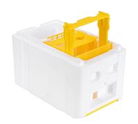 Cocoarm Boîte d'accouplement pour Abeilles en Mousse, Ruche pour Reine des Abeilles, 24 X 15 X 16,5 Cm, avec Boîte d'alimentation Arrière, Porte Anti-Fuite, Isolation Thermique pour l'élevage des