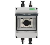 Cocoarm Boîte de Combinaison de Commutateur de Déconnexion Solaire DC 32A, Interrupteur d'isolateur DC1000V avec étanchéité IP66, Contacts Argentés avec PC 1 en 1 Sortie, pour Onduleur