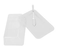 Cocoarm Boîte de de Beurre Rectangulaire, Boîte de Rangement de Beurre en PP et PC avec Couvercle et , Grand Plateau, Protections Latérales, Beurrier Portable pour une Utilisation au Réfrigérateur