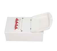 Cocoarm Boîte de Distribution d'énergie Double, Interrupteur de Commutation Secteur à Générateur 240 à 400 V 80 A, Protection contre les Fuites, Montage sur Rail de Guidage, Transfert à 2 Positions