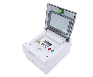 Cocoarm Boîte de Distribution Extérieure étanche à l'eau 32A, Boîte de Minuterie Numérique en PVC ABS avec Boîtier IP65, 16 Programmes Marche/arrêt, Cycle Hebdomadaire, pour le Contrôle des Panneaux