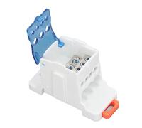 Cocoarm Boîte de Jonction de Bornier UKK80A, Nylon Ignifuge, Distribution d'alimentation 1000 V AC DC, Idéale pour les Armoires Haute Tension
