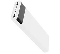 Cocoarm Boîte de Rangement de Batterie ABS DIY Power Bank pour 8 Batteries au Lithium Plates avec Indicateur LED Sortie USB 5 V 1 A 2 A Étui de Chargeur Portable pour Voyage Camping (White)