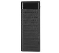 Cocoarm Boîte de Rangement de Batterie ABS DIY Power Bank pour 8 Batteries au Lithium Plates avec Indicateur LED Sortie USB 5 V 1 A 2 A Étui de Chargeur Portable pour Voyage Camping (Black)