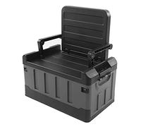 Cocoarm Boîte de Rangement Pliable 2 en 1 pour Coffre de Voiture, Organisateur avec Chaise, Grande Capacité 200 Kg