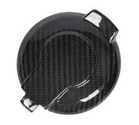 Cocoarm Bouchon de Remplissage de Carburant en Fibre de Carbone, Garniture de Porte de Réservoir de Carburant en Fibre de Carbone Brillante, Accent Extérieur Stable Auto-adhésif Imperméable pour les
