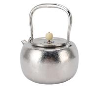 Cocoarm Bouilloire à thé TA1 en Titane Pur 1100 Ml avec Poignée en Acier Inoxydable 304, Corps soudé sans Rivets et Bouton de Couvercle Froid au Toucher pour le Camping, la Maison, le thé