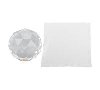 Cocoarm Boule de Cristal Claire Prisme 60MM, Verre Taillé de Précision avec Lumières de Couleur Envoûtantes, pour Décoration de Photographie Maison Hôtel Feng Shui Cadeau