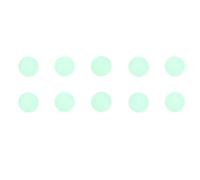 Cocoarm Boules Qui Brillent dans Le Noir, 10PCS Boules Lumineuses ABS Fluorescentes pour Course de Nuit Camping, avec Lueur Durable pour Jeux de Fête