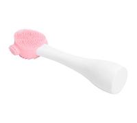 Cocoarm Brosse de Nettoyage du Visage en Silicone à Main, Brosse en Silicone à Double Tête avec Bâton de Mélange de Masque, de qualité Alimentaire et PP, Massage Nettoyant Même pour les Soins (#1)