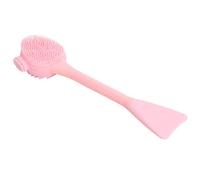 Cocoarm Brosse de Nettoyage du Visage en Silicone à Main, Brosse en Silicone à Double Tête en de qualité Alimentaire et PP pour le Mélange de Masques, le Nettoyage et le Massage, Outil de du Visage