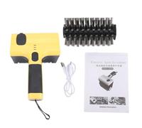 Cocoarm Brosse de Nettoyage pour Gril électrique, Pulvérisation d'eau, 2 | Nettoyant de pour barbecue, batterie rechargeable de 2600 mAh, têtes en acier et en plastique remplaçables pour les zones