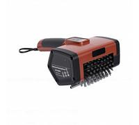 Cocoarm Brosse électrique pour Gril avec Moteur sans Balais 350 RPM, Brosse | Poils en Acier Inoxydable 304, Batterie 2600mAh, Lumière LED, Convient aux Grils en Céramique, à Gaz, au Charbon de Bois,
