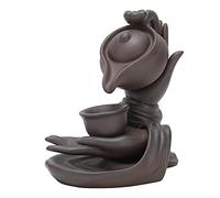 Cocoarm Brûleur D'encens à Reflux Innovant, Décoration de Table en Cascade de Fumée pour la Maison, Le Bureau, Le Yoga, Le Sauna, L'aromathérapie