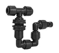 Cocoarm Brumisateur pour Reptiles pour Terrarium ABS, Brumisateur Réglable pour Aquarium, Buse de à 360 Degrés, Ouverture de 15,5 à 16 Mm, Pince de 9 Mm pour Réservoirs de Reptiles, Amphibiens,