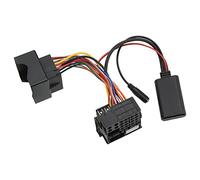Cocoarm Câble Adaptateur Audio Bluetooth, ABS avec Microphone, Connexion sans Fil pour Autoradio, Profitez de la Musique Depuis Votre Appareil Mobile dans E46 320i 320ci
