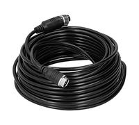 Cocoarm Câble d'extension de Caméra de Recul de Voiture Câble d'extension de Caméra de Recul à 4 Broches pour Adaptateur 'Aviation Vidéo de Vue Arrière Connexion Anti-interférence Stable pour (5M