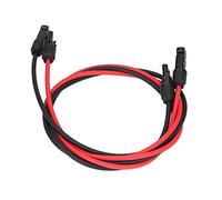 Cocoarm Câble d'extension Solaire PPO Fil Solaire 6 mm² 40 A 1000 V IP67 Connecteurs en Laiton étamé étanches pour Panneaux Solaires Production d'énergie Construction Pétrole Métallurgie Navires