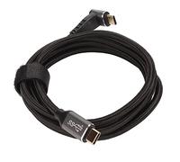 Cocoarm Câble USB C à 90 Degrés, Cordon de Type C plaqué Or à Angle Droit avec Charge Rapide PD 100 W, Transfert de Données 10 Gbit/s pour Steam Deck et Connexion VR (150cm)