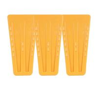 Cocoarm Cales d'abattage d'arbres Cales de Tronçonneuse en ABS 140 Mm 200 Mm Barbes Surélevées Jaune Vif Léger pour Les Bûcherons et Les Coupes 'Arbres pour Garder Le Trait de Scie et Guider la