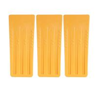 Cocoarm Cales d'abattage d'arbres Cales de Tronçonneuse en ABS 140 Mm 200 Mm Barbes Surélevées Jaune Vif Léger pour Les Bûcherons et Les Coupes 'Arbres pour Garder Le Trait de Scie et Guider la