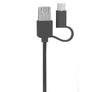 Cocoarm Caméra d'Inspection Endoscopique USB, Endoscope ABS 3 en 1 avec Objectif 5,5 Mm, 6 Lumières LED, Câble de M, 2,0 MP CMOS IP67 pour Réparation Automobile, Inspection Murale de Plomberie PC