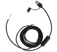 Cocoarm Caméra Endoscope USB 3 en 1 de Type C, Objectif 3,9 Mm 1280 X 720 HD IP67 avec 6 Lumières LED Réglables, Mise au Point de 4 à 10 Cm pour l'inspection Automatique des éviers de Tuyaux sur