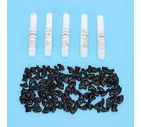 Cocoarm Capsules pour Griffes de Chat, Protège Griffes pour Animaux 100PCS en PVC for Soins des Ongles et Protection des des Chats (Black)