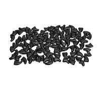 Cocoarm Capsules pour Griffes de Chat, Protège Griffes pour Animaux 100PCS en PVC for Soins des Ongles et Protection des des Chats (Black)