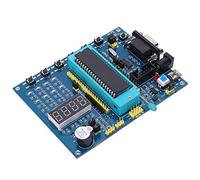 Cocoarm Carte de Développement, Carte de Développement STC89C52RC 51 MCU, Composant électronique en Carton Synthétique, Entrée 3 V à 5 V, Boutons LED, Tube Numérique pour Les Tests d'apprentissage