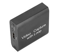 Cocoarm Carte de Vidéo 4K, Boucle USB pour PS4 Switch | Sortie 1080P, prise en charge du câble AWG26, conforme UVC UAC, diffusion en direct, enregistrement de jeu, compatible OBS