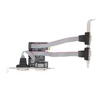 Cocoarm Carte d'extension PCIe Adaptateur Série RS232 4 Ports avec Chipset AX99100 pour Systèmes, Carte PCI Express X1 à 4 Ports Série de qualité Industrielle pour Terminaux de Point de Vente