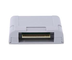 Cocoarm Carte Mémoire N64, Solution Mémoire Plug and Play 256 Ko, Toucher Confortable, Protection contre les Rayures, pour les Utilisateurs de Console de Jeu N64