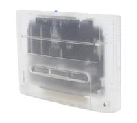 Cocoarm Cartouche de Jeu Carte de Jeu Vidéo ABS 8 Go de Mémoire 3000 en 1 Sauvegarde Automatique pour Console SFC Version Japonaise Européenne Joueurs Rétro Jeux à Domicile (Blanc transparent)