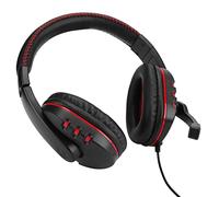 Cocoarm Casque de Jeu Casque ABS monté sur la Tête avec Pilotes de 40 Mm Micro Omnidirectionnel Cache-Oreilles en PU Souple Conception Légère pour la Musique et Les Jeux sur Ordinateur (Métal Nu