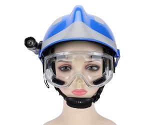 Cocoarm Casque de Sauvetage, Matériau PC, Structure d'absorption des Chocs, Casque de sécurité d'urgence Réglable pour Les Travailleurs de la Construction et Les Mineurs