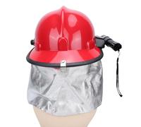 Cocoarm Casque de Sauvetage Robuste et Léger, Phare de Protection pour la Lutte contre les Incendies de Forêt, le Sauvetage en Cas D'accident de la Circulation, Rouge