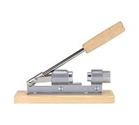 Cocoarm Casse-Noix Robuste, Ouvre-Noix Mécanique avec Base en Bois, Réglable pour Noix de Pécan, Noisettes et Noix du Brésil, Outil de Cuisine pour Toutes les Tailles