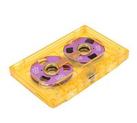 Cocoarm Cassette, Bande d'enregistrement en Alliage d'aluminium ABS 50 Minutes avec Boîte de Rangement, Cassette de Musique Transparente pour l'enregistrement Punk Rock Indie Hip Hop