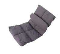 Cocoarm Chaise de Sol à Dossier Réglable avec Cadre en Métal et Housse en Flanelle, Siège Pliable pour, Lire, Méditer, Regarder la Télévision dans de Petits Espaces (Gray)