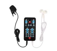 Cocoarm Changeur de Voix Portable, Machine D'Effets Sonores Modulateur Vocal 10 Modes Sonores 8 Effets Ludiques avec Réglage Fin pour Téléphone Ordinateur Karaoké Streaming en Direct