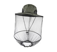 Cocoarm Chapeau Anti-moustiques, Casquette d'apiculture en Polyester avec Conception en Maille, Protection Faciale Légère contre les Insectes pour la Pêche, le Camping et la Randonnée