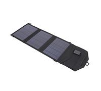Cocoarm Chargeur Solaire, Chargeur de Panneau Solaire Pliable 10,5 W 5 V en Polysilicium avec Sortie USB, Conversion à 19%, Pet, Crochets pour Camping, Voyage, Randonnée, Utilisation en Extérieur