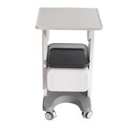 Cocoarm Chariot Médical à Tiroirs en PVC ABS, capacité de 50 Kg, Grandes Roues Verrouillables pour Laboratoire, Salon de beauté, Spa, Usage Domestique, 49 X 44 X 76 Cm