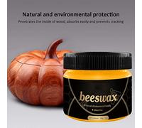 Cocoarm Cire d'abeille Naturelle pour Meubles en Bois, Résistance à l'humidité, Cire d'abeille sans Danger pour les Sols en Bois et l'entretien des Antiquités (BLACK)