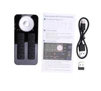 Cocoarm Clavier de Raccourci pour Tablette à Dessin, 8 Cadrans sans Fil avec Batterie Rechargeable, Accès Rapide pour Les Artistes Numériques et Les Monteurs Vidéo