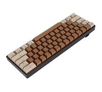 Cocoarm Clavier Mécanique 61 Touches, Filaire Beige Café, Switch Rouge | Format compact 60%, rétro-éclairage dynamique, saisie tactile rapide, connectivité