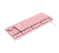 Cocoarm Clavier Mécanique 87 Touches, RGB Filaire Alliage D'aluminium 50 | Clavier de jeu à commutateur bleu rouge, réponse de 0,1 ms, renversement des touches N, conception compacte et ergonomique,