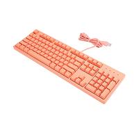 Cocoarm Clavier Mécanique RGB 104 Touches, Pavé de Jeu Filaire | Rétroéclairage RGB dynamique, switchs mécaniques réactifs, structure robuste filaire, idéal sessions gaming prolongées